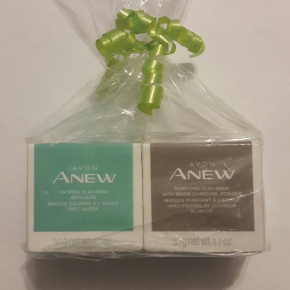 Avon Anew Calming clay mask & purifying mask, gift - Picture 2 of 5